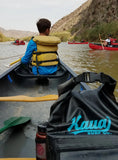 Waterproof backpack for river kayaking
