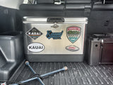 Kauai Surf Co. sticker in use.