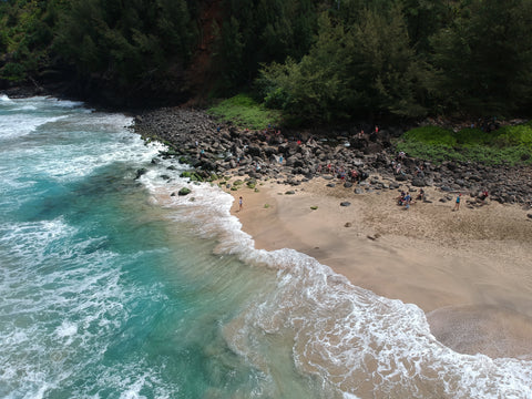 Kauai Digital Photo - Hanakapiai Beach
