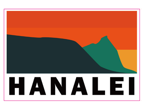 Hanalei Sticker