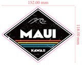 Maui Sticker Size
